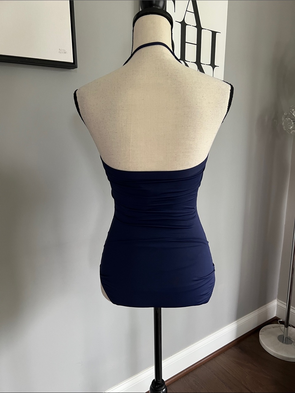 Tommy Bahama Pearl Shirred Bandeau One Piece Swimsuit - Picture 5 of 10